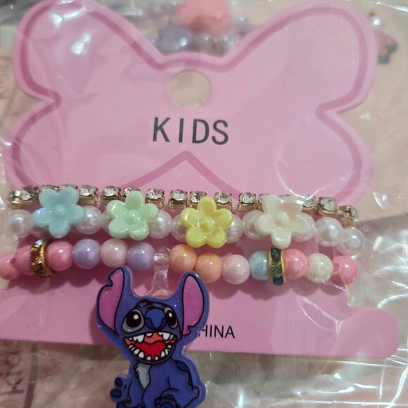 Lot of 12 pcs x 3 Girl'S Stitch Summer Brazalet Jewelry Set - Picture 15 of 16